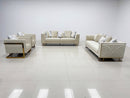 Medusa Modern Velvet Sofa Set Beige