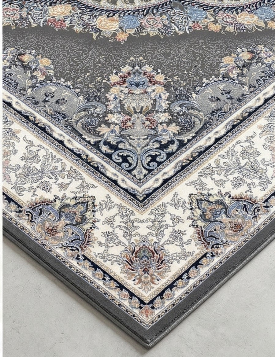 Kamand Traditional Persian Area Rug Smoky - Quality Rugs and Furniture