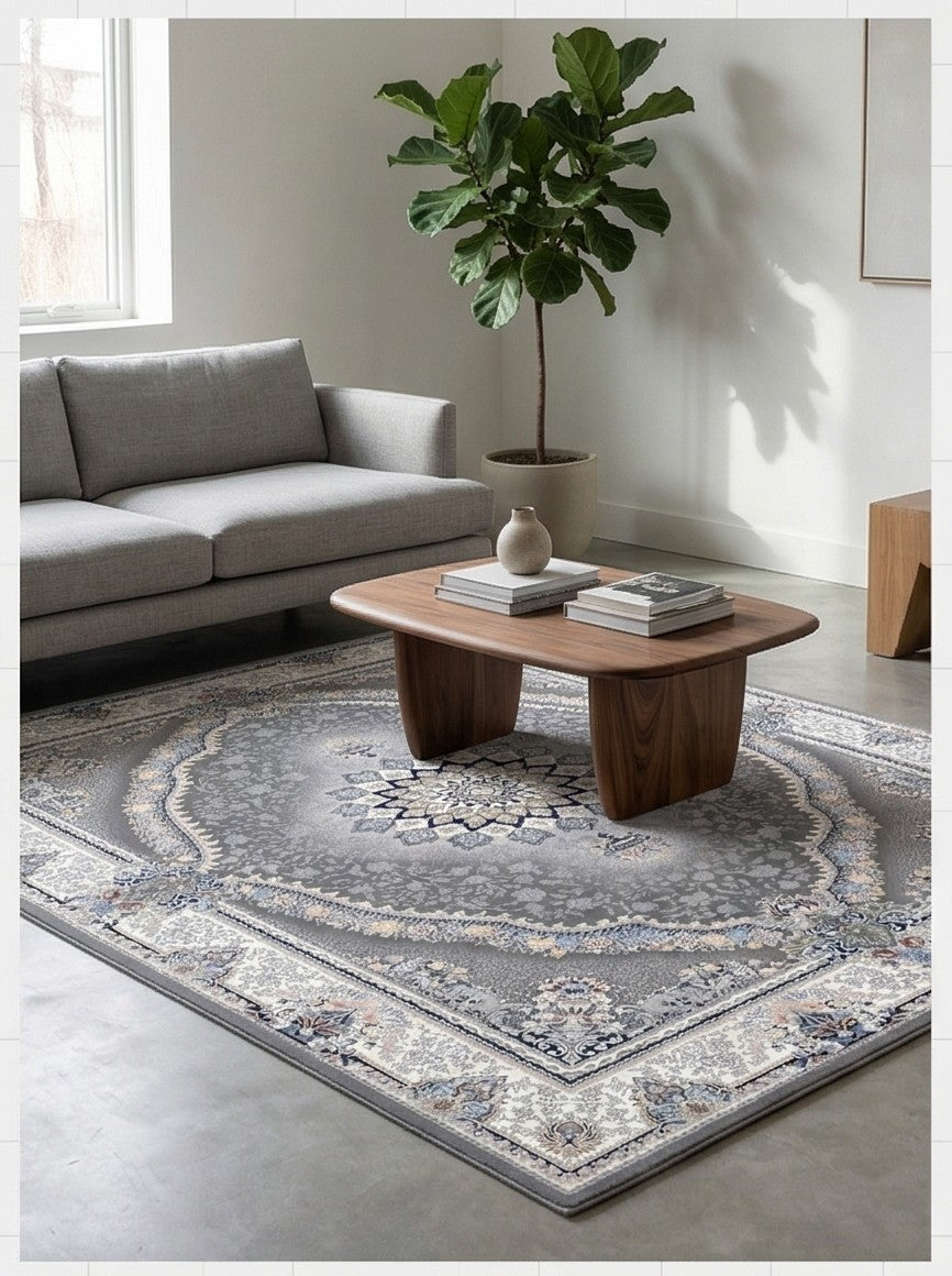 Kamand Traditional Persian Area Rug Smoky - Quality Rugs and Furniture