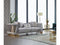 Milenyum Velvet Modern Sofa Set Cream