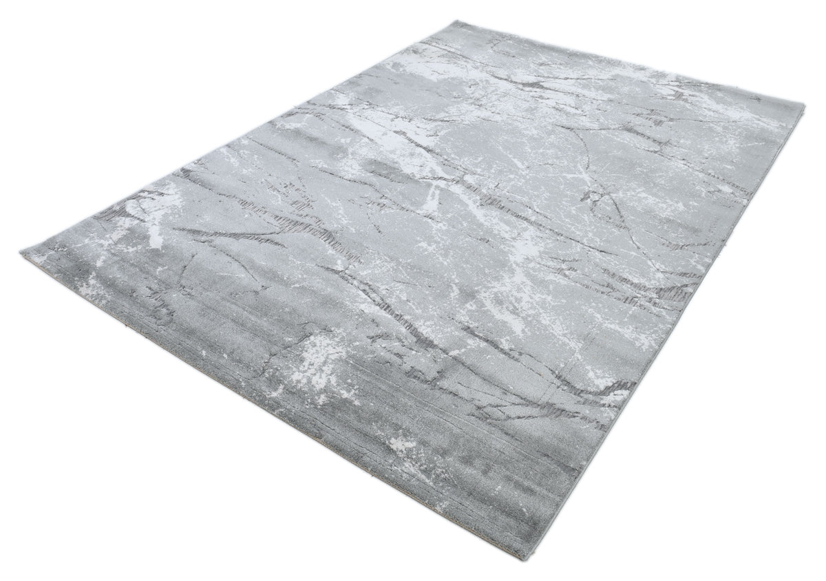 Rhytm Z197A Modern Area Rug Grey Cream - Quality Rugs and Furniture