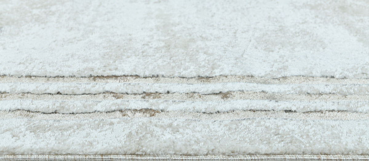 Zara Z203A Modern Area Rug Cream Vizon - Quality Rugs and Furniture