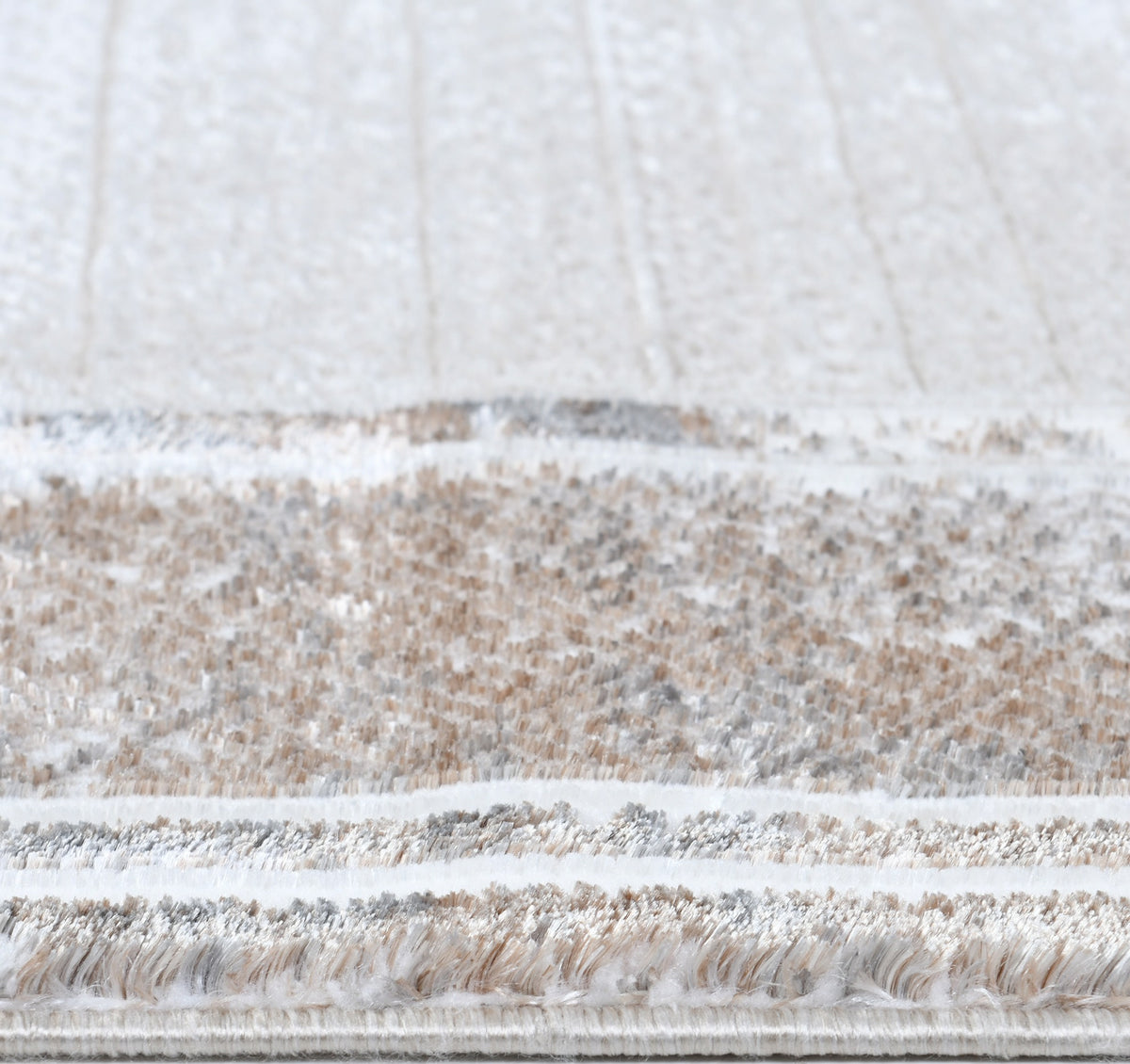 Zara Z221A Modern Area Rug Cream Vizon - Quality Rugs and Furniture