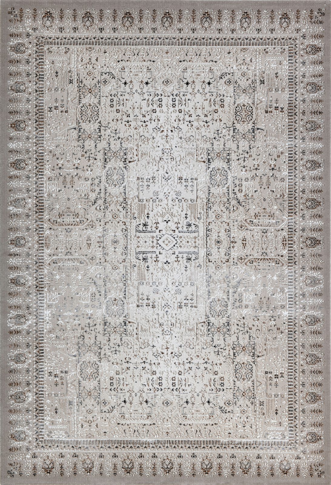 Zara Z229A Modern Area Rug Light Beige Vizon - Quality Rugs and Furniture