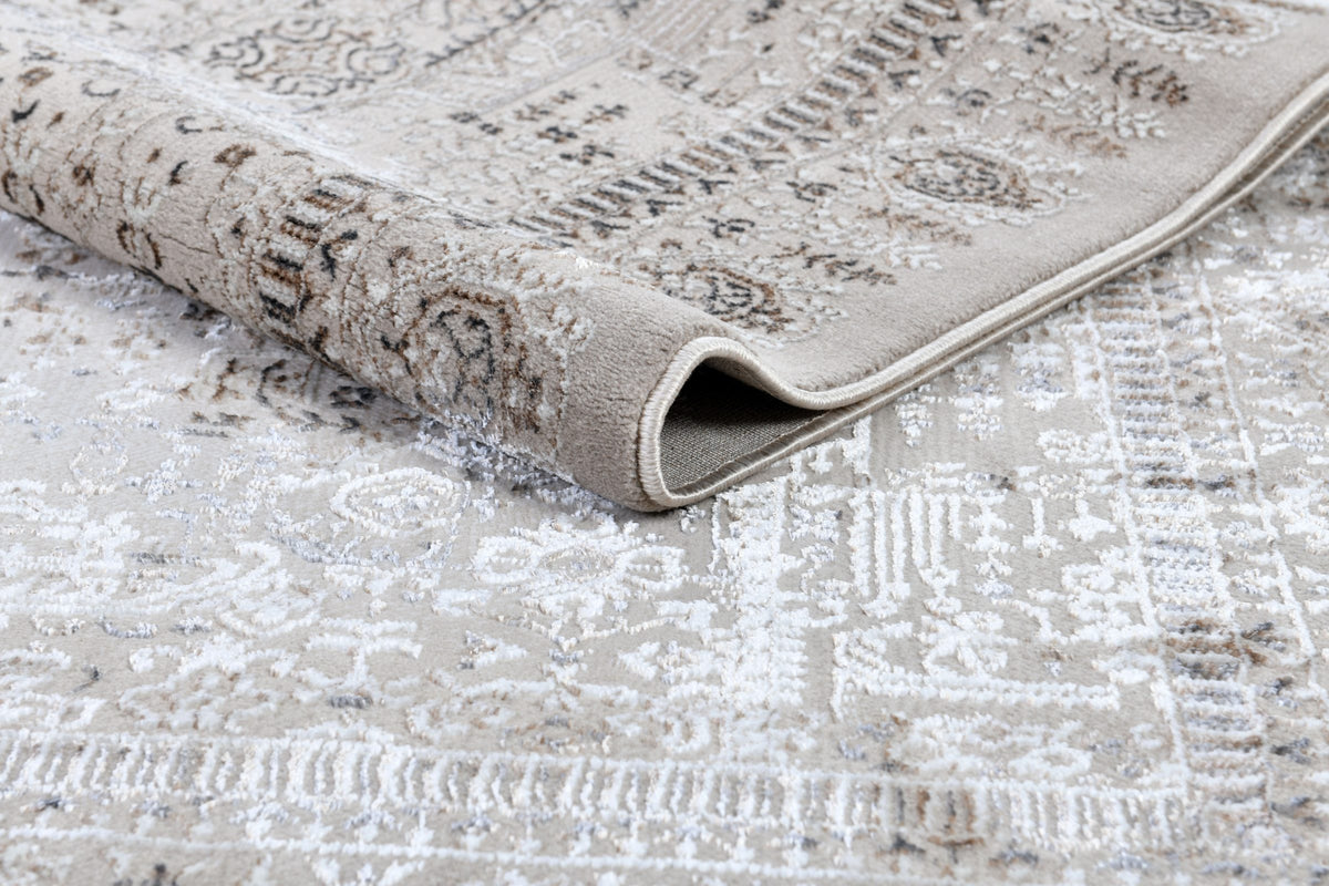 Zara Z229A Modern Area Rug Light Beige Vizon - Quality Rugs and Furniture