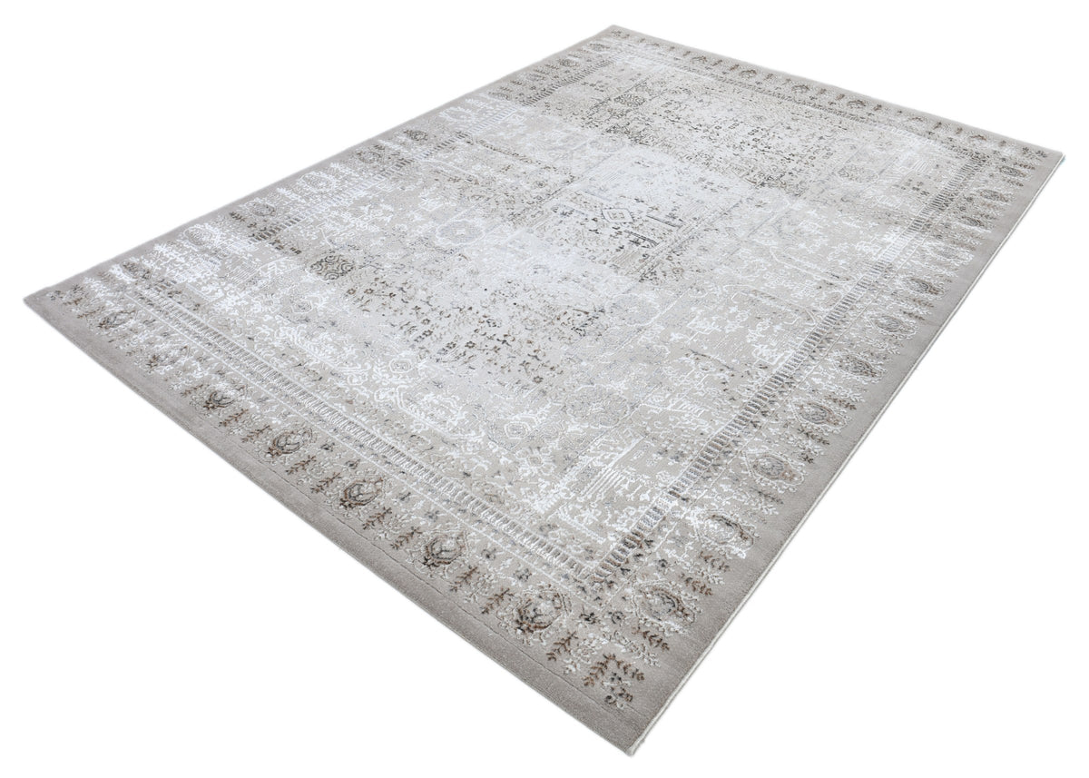 Zara Z229A Modern Area Rug Light Beige Vizon - Quality Rugs and Furniture