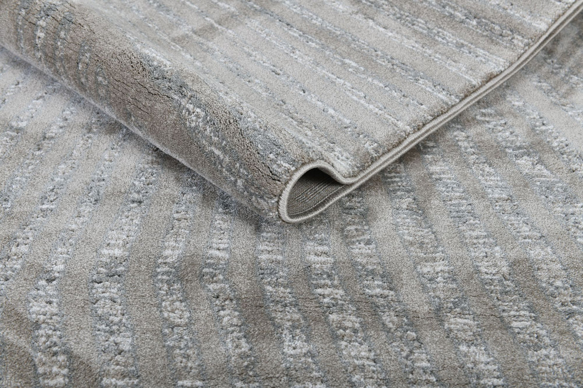 Rhytm Z244A Modern Area Rug Light Beige Grey - Quality Rugs and Furniture