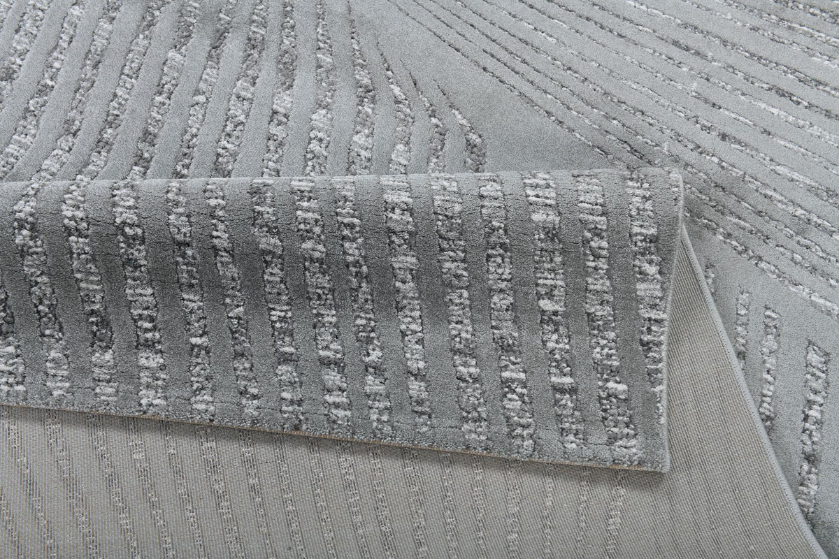 Rhytm Z244A Modern Area Rug Grey - Quality Rugs and Furniture
