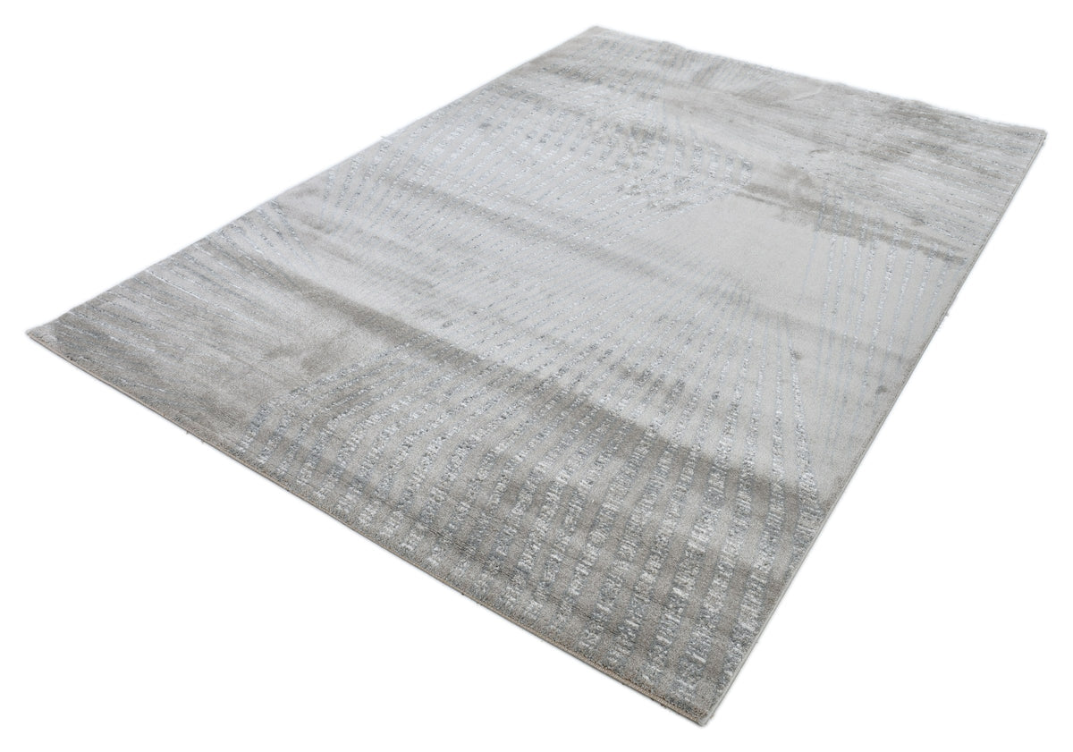 Rhytm Z244A Modern Area Rug Light Beige Grey - Quality Rugs and Furniture