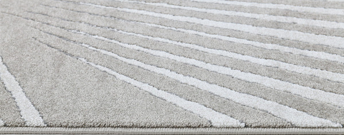 Rhytm Z244B Modern Area Rug Light Beige Cream - Quality Rugs and Furniture