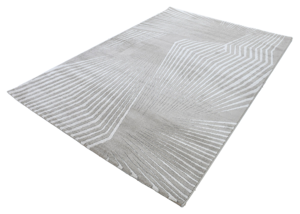 Rhytm Z244B Modern Area Rug Light Beige Cream - Quality Rugs and Furniture