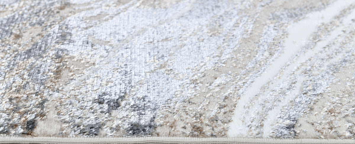 Zara Z351B Modern Area Rug Dark Beige Vizon - Quality Rugs and Furniture