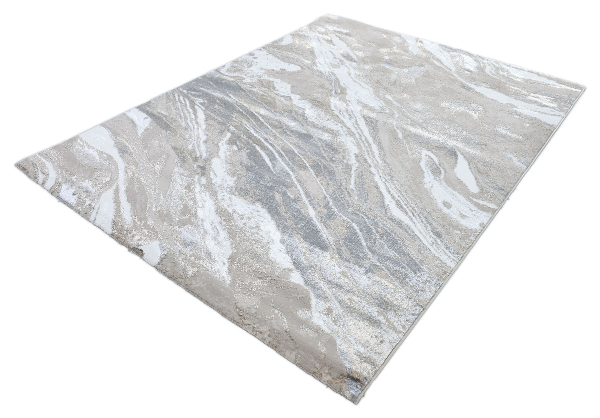 Zara Z351B Modern Area Rug Dark Beige Vizon - Quality Rugs and Furniture