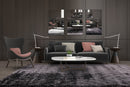 Puffy Style P313A Anthracite / Grey Modern Shaggy Area Rug