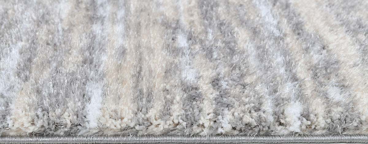 Puffy Style P157A Modern Area Rug Grey Beige - Quality Rugs and Furniture