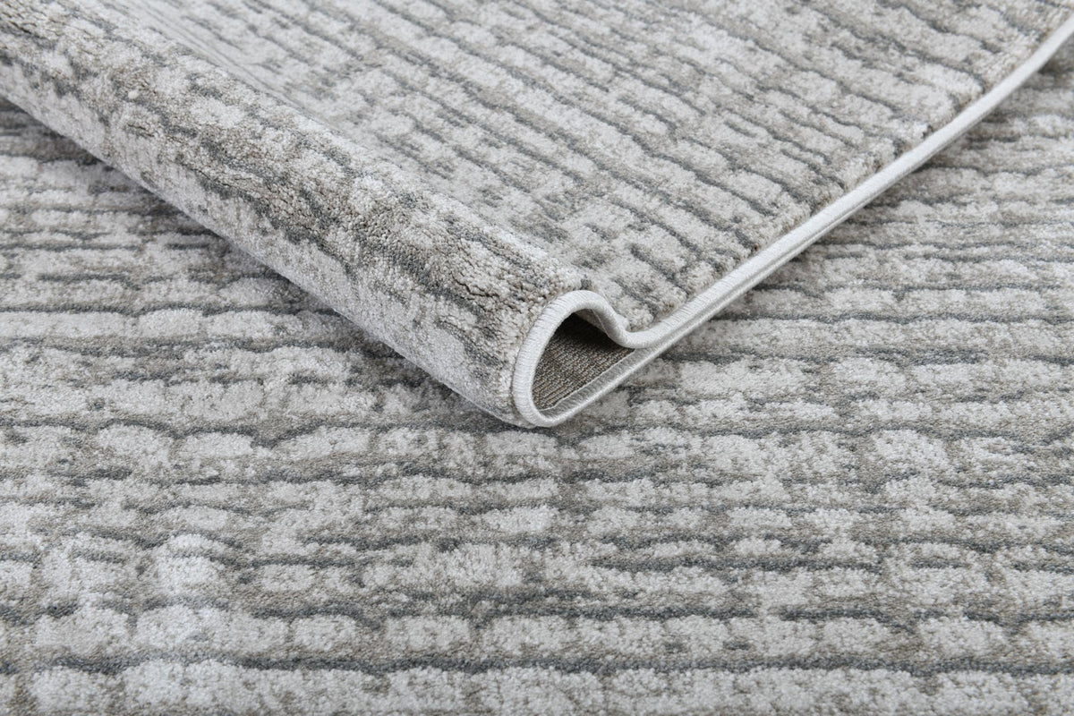 Rhytm 0160B Modern Area Rug Cream Light Beige - Quality Rugs and Furniture