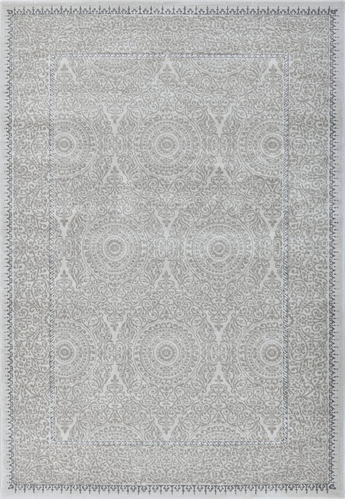 Rhytm 0163B Modern Area Rug Cream Light Beige - Quality Rugs and Furniture