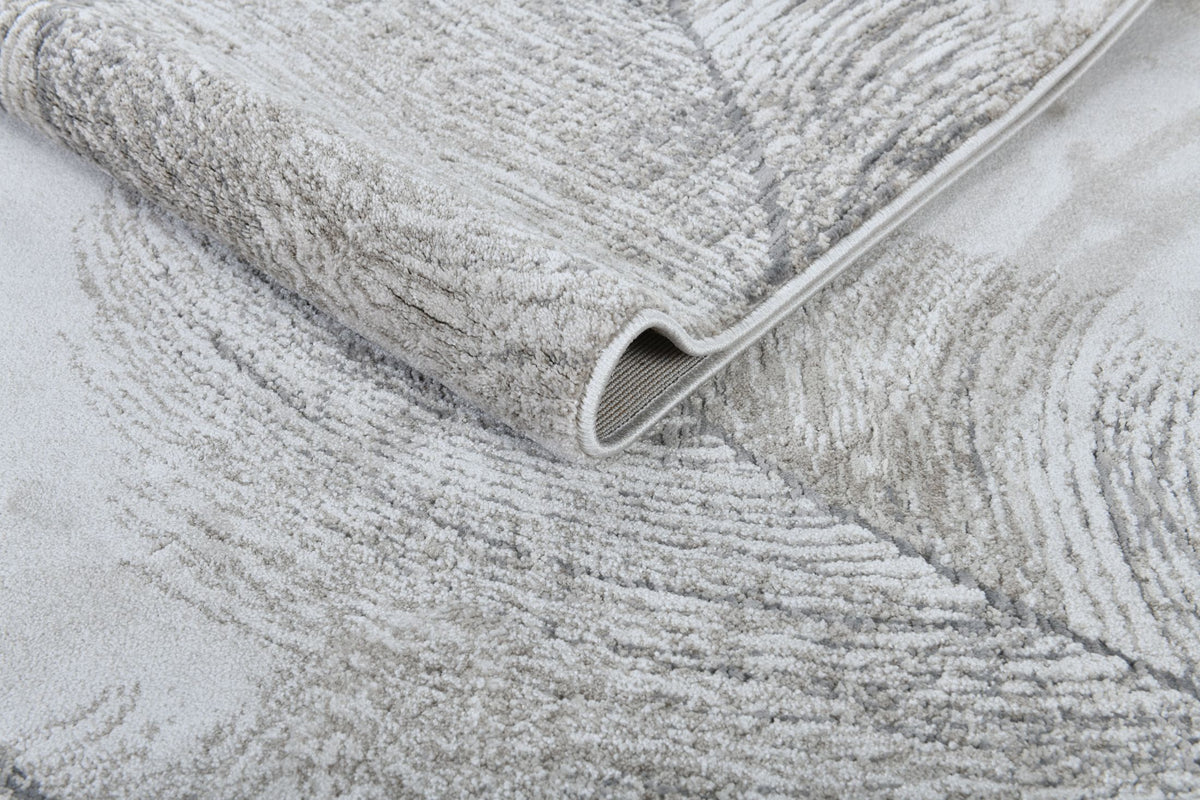 Rhytm 4467A Modern Area Rug Cream Light Beige - Quality Rugs and Furniture