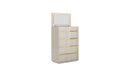 Selena Bedroom Suite Luxury Modern Bed Beige Lacquer