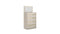 Selena Bedroom Suite Luxury Modern Bed Beige Lacquer