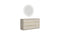 Selena Bedroom Suite Luxury Modern Bed Beige Lacquer