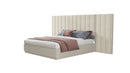 Selena Bedroom Suite Luxury Modern Bed Beige Lacquer