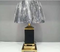 Table Lamp MK1160 Crystal and Iron Hardware with Glass Accents