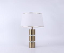 Table Lamp MK1807-3 Crystal and Iron Hardware with Glass Accents