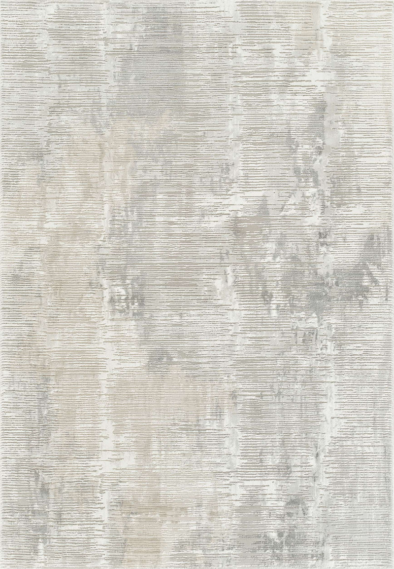 Anemon T015B Modern Area Rug Crem Silver