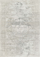 Anemon T025A Modern Area Rug Silver Cream