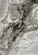 Marmaris T032A Modern Area Rug L.Grey White