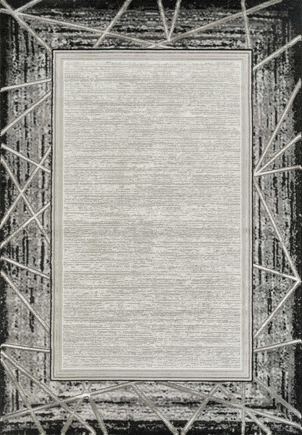 Marmaris T046A Modern Area Rug L.Grey White