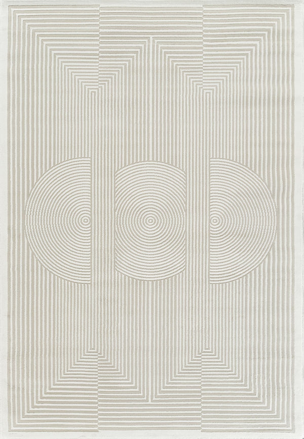 Anemon T050A Modern Area Rug Cream
