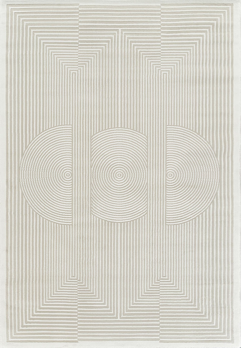Anemon T050A Modern Area Rug Cream