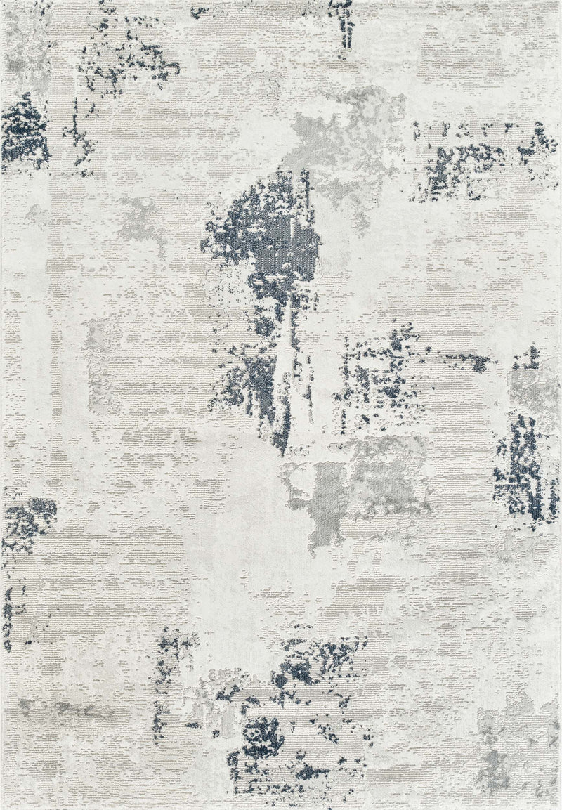 Anemon T110A Modern Area Rug Silver Blue
