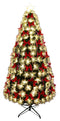Christmas Tree T2041A - 150cm Height, Fiber Optic, Flashing Bow