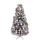 Christmas Tree T2071 - 150cm Height, Grey Leaves, Plum Blossoms
