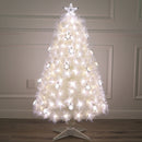 Christmas Tree T2118 - 60cm Height, Transparent Snowflake, LED Plum Blossoms
