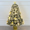 Christmas Tree T2124G - 60cm Height, Green Leather, Fiber Optics