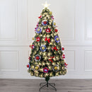 Christmas Tree T2226 Fiber Optic, Red Bow