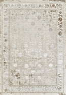 Elmas T531A Modern Area Rug Cream White