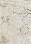 Elmas T532A Modern Area Rug Cream White