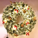 Christmas Tree TQ2005 - 50cm Height, Rose Gold Leaves, Fiber Optics