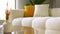 Teddy Luxury Velvet Corner Sofa Set Cream