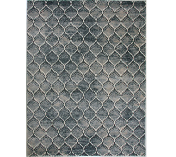 Sofia D046A L.Blue/Blue Modern Area Rug