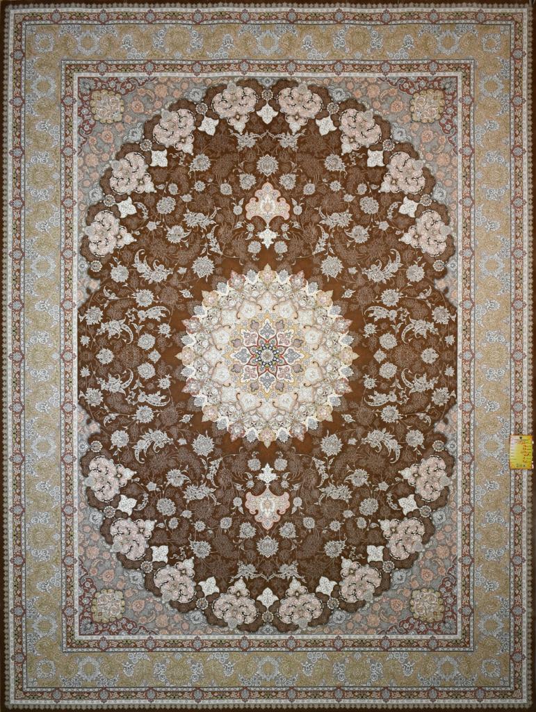 Isfahan Chocolate Traditional Persian Area Rug