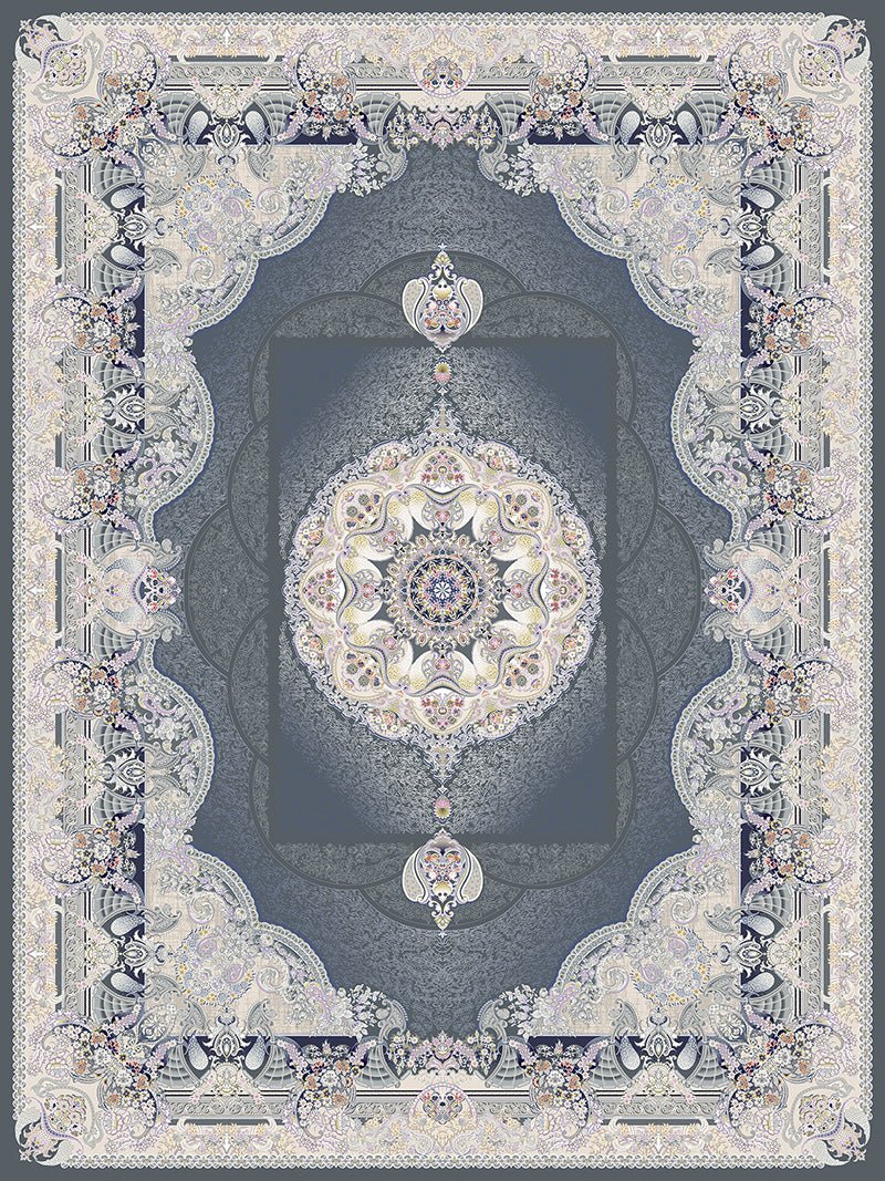 Abadis Traditional Persian Area Rug Smoke - Quality Rugs and Furniture