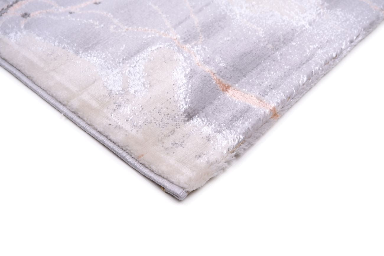 Almira E5226 L.Grey - N.Rose Modern Hallway Runner - Quality Rugs and Furniture