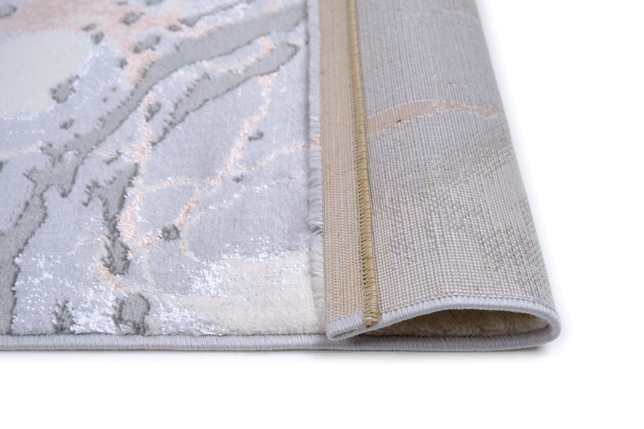 Almira E5226 L.Grey - N.Rose Modern Hallway Runner - Quality Rugs and Furniture