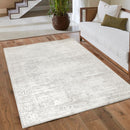 Anemon T025A Modern Area Rug Silver Cream - Quality Rugs and Furniture